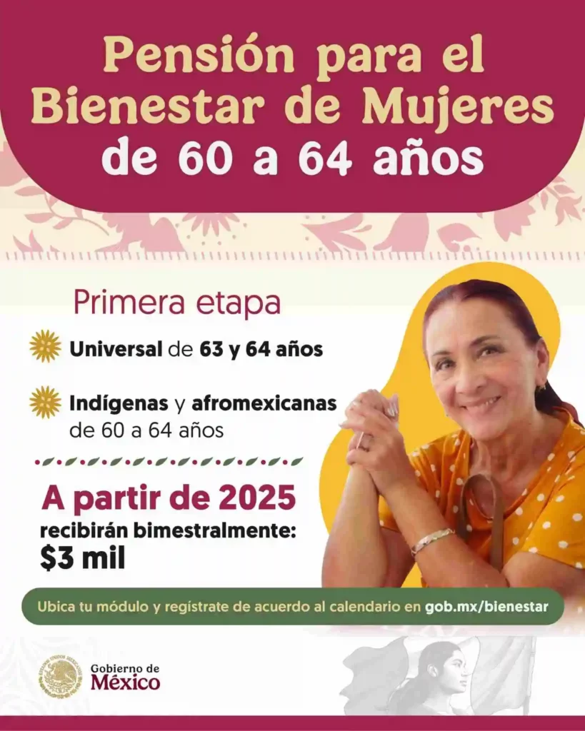 Pensión Mujeres Bienestar de 60 a 64 años: ¿dónde estarán los módulos de registro en Puebla?