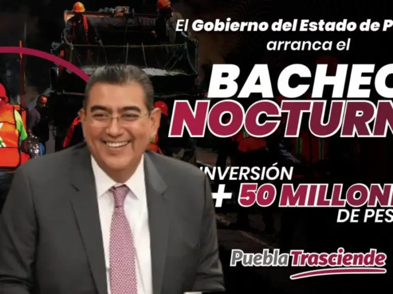 Ante omisión de ediles, Sergio Salomón anuncia ‘Bacheo Nocturno’ con 50 MDP en zona metropolitana