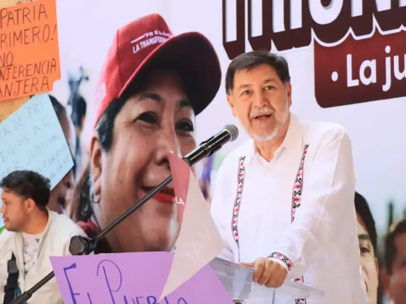 Pasarán décadas para que Morena pierda una elección presidencial” Noroña en Puebla