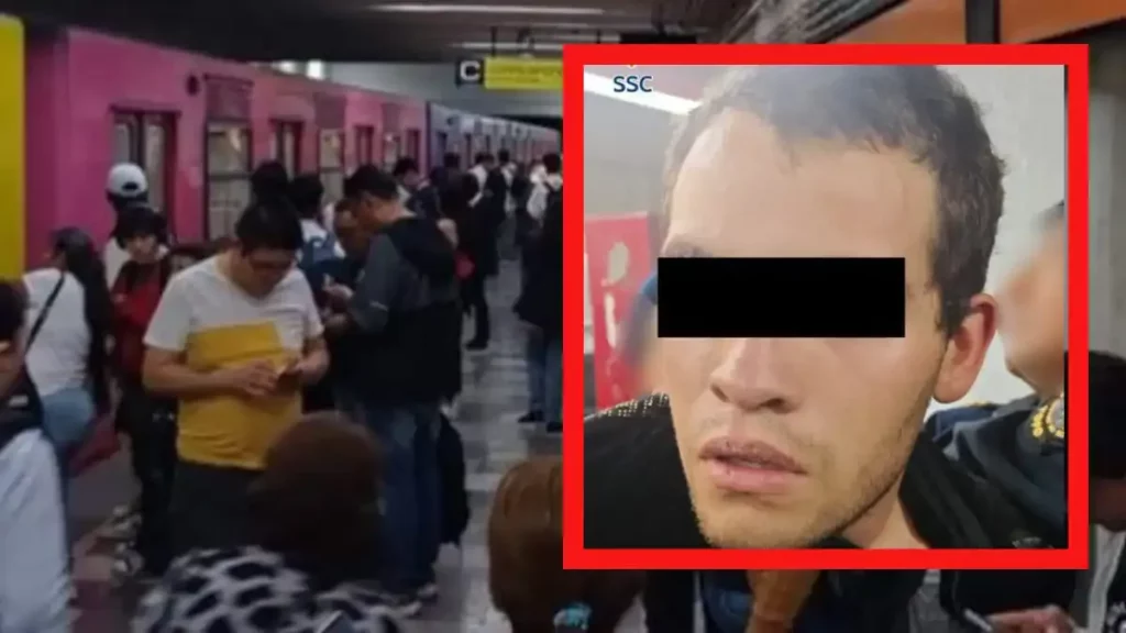 Terror en metro Tacubaya hombre apuñala a 4 e intenta quitarse la vida