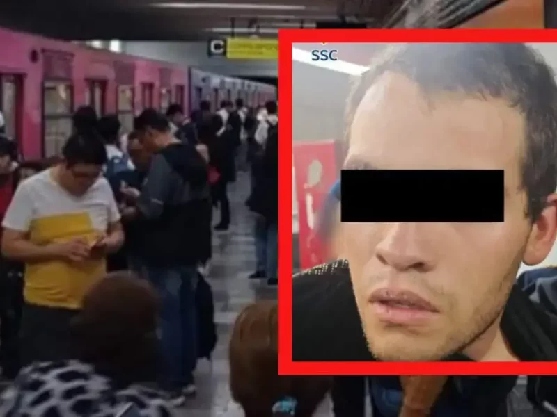 Terror en metro Tacubaya: hombre apuñala a 4 e intenta quitarse la vida