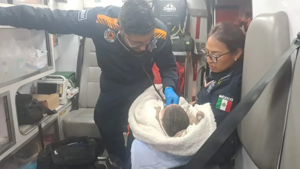 Abandonan a bebé durante la madrugada en terreno baldío en Puebla ¡en pleno frío!