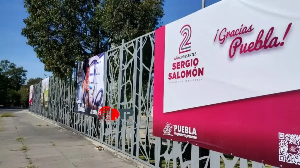 Avanzan preparativos en Plaza de la Victoria para último informe de Sergio Salomón