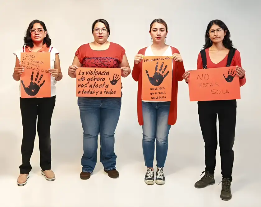 Mujeres en el Día Naranja 