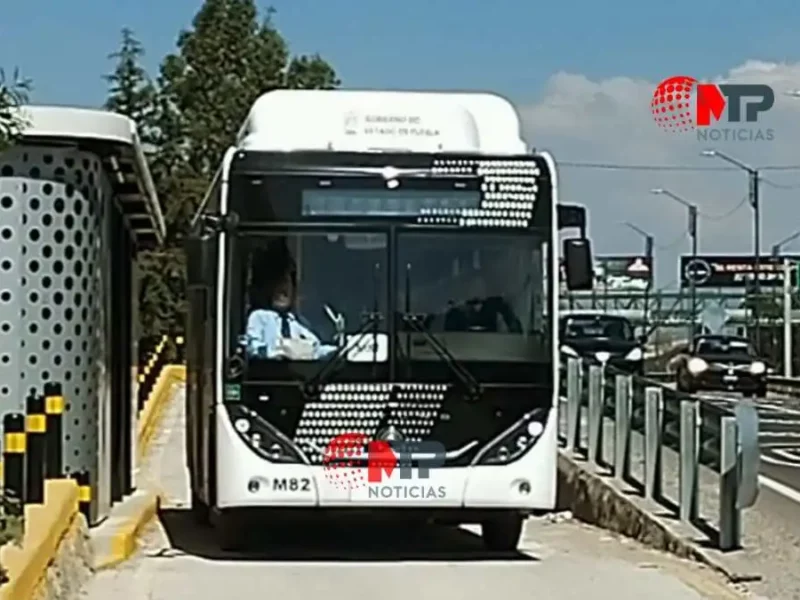 Sin pasaje, continúan pruebas en Ruta Línea Metropolitana en Periférico de Puebla