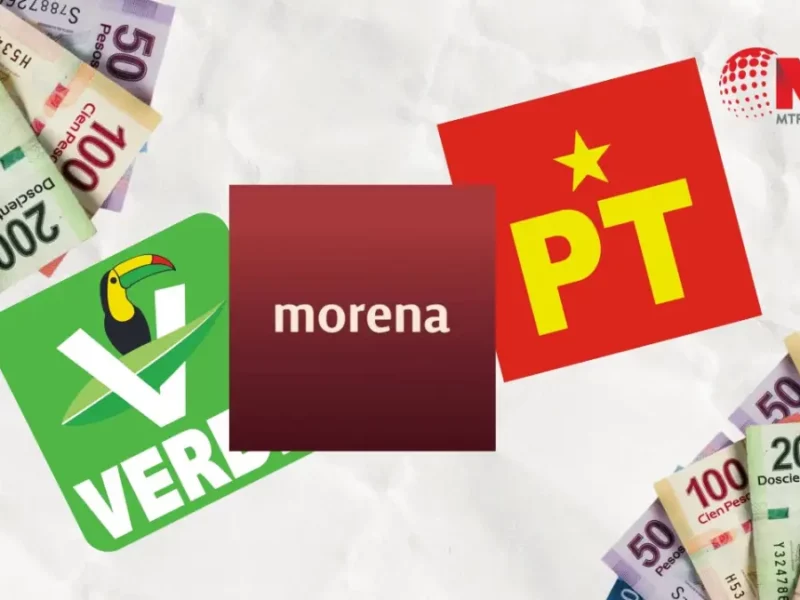 Repartirán 354.3 millones de pesos a partido políticos en 2025: Morena y aliados, los ganones