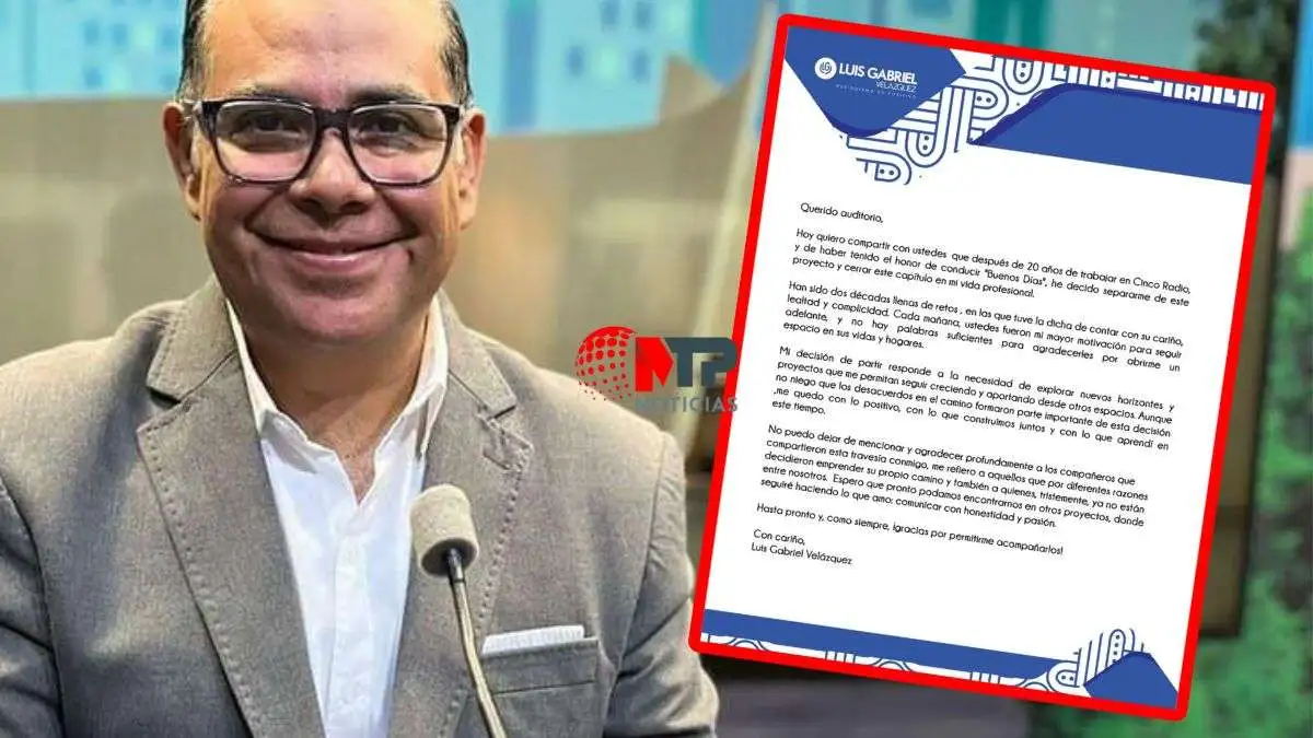 Luis Gabriel, sucesor de Javier López Díaz, deja Cinco Radio por esta razón