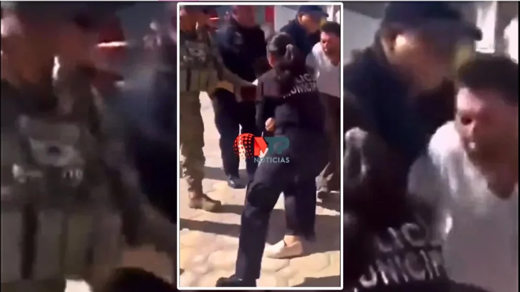 Edil de Huehuetlán el Grande protagoniza zafarrancho, intervienen hasta militares (VIDEO)