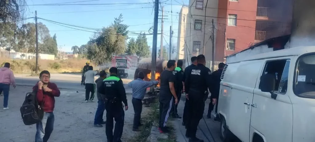 Sofocan explosión de pipa