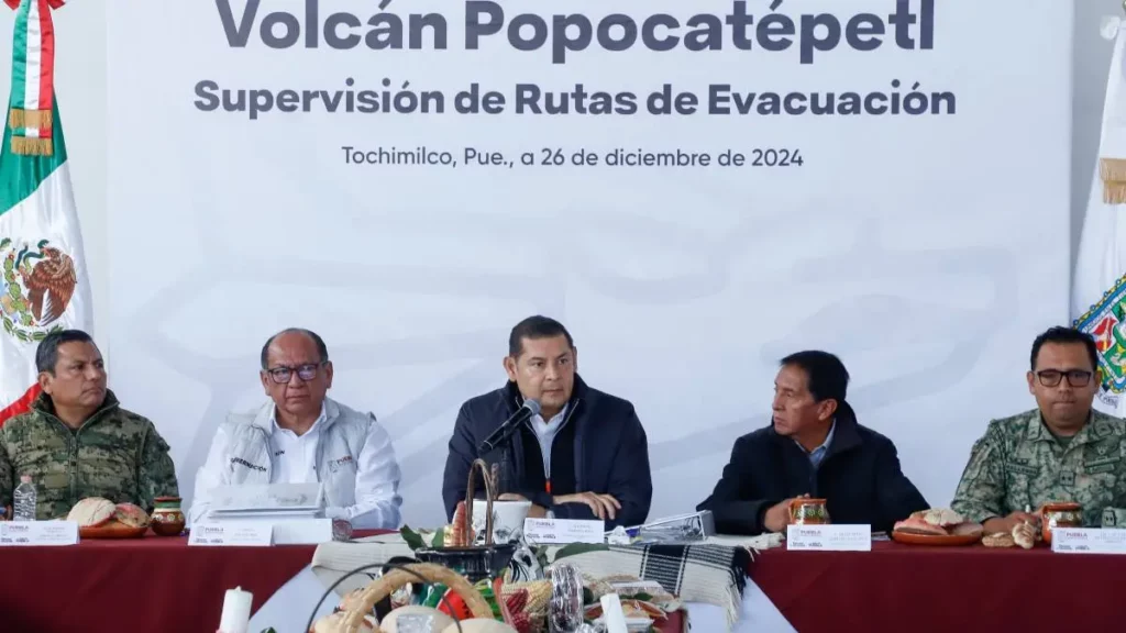 Gobierno de Armenta invertirá 300 MDP en rutas de evacuación del Popocatépetl