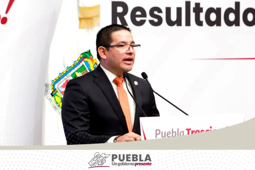 Daniel Iván Cruz Luna secretario de Seguridad Pública de Puebla.