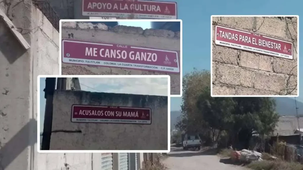 Aquí encuentras las calles 'Me canso ganzo' y Acúsalos con su mamá