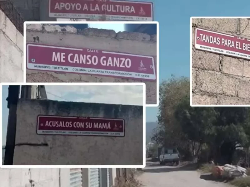 Aquí encuentras las calles ‘Me canso ganzo’ y Acúsalos con su mamá