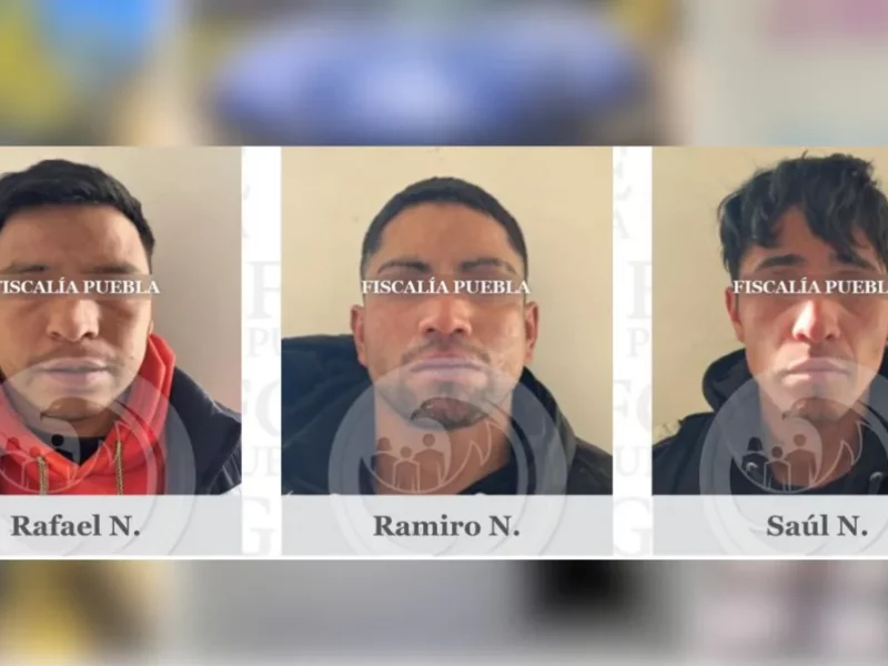 Detienen a Rafael, Saúl y Ramiro por narcomenudeo durante cateo en San Salvador El Verde