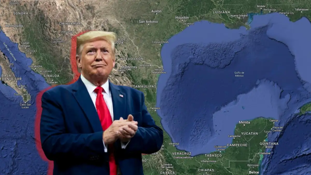 Trump quiere cambiar nombre del Golfo de México por Golfo de América