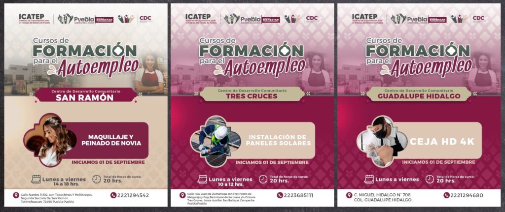 ¿Sin trabajo?, aprende estos oficios para autoemplearte en Puebla