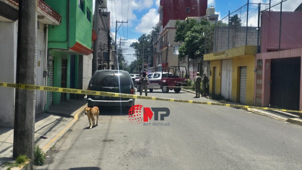 Asesinan a balazos a motociclista en Amozoc
