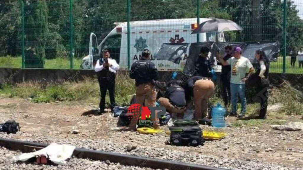 Hombre sobrevive tras ser atropellado por un tren en Amalucan, esto pasó